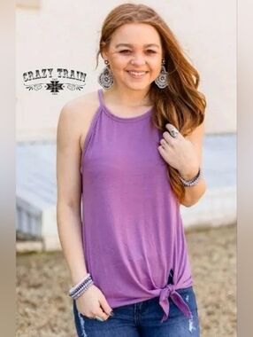 Crazy Train Purple Tank